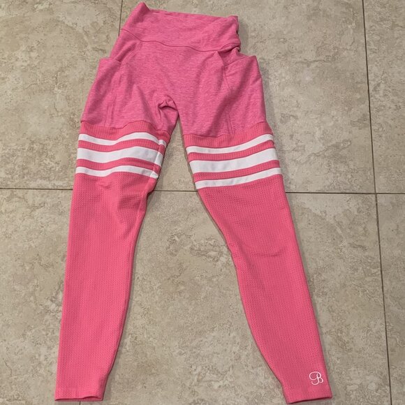 Bombshell Sportswear Pink Leggings XS - Picture 1 of 3